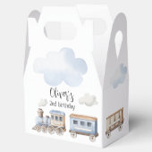 Trein Verjaardag Chugga Chugga Twee gunst box Bedankdoosjes (Geopend)