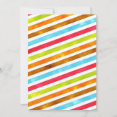 Trein Verjaardag Uitnodigen Chugga Chugga Choo Cho Kaart (Achterkant)