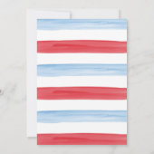 Trein Verjaardag uitnodiging Chugga Choo Boy Blauw (Achterkant)