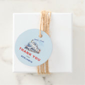 Trein Verjaardagscyclus Rond Label Chugga Chugga (In situ)