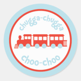 Trein Verjaardagsfeestje Stickers