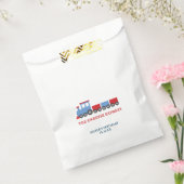 Trein verjaardagsfeestje Sweet Bags Bedankzakje (Gezegeld)