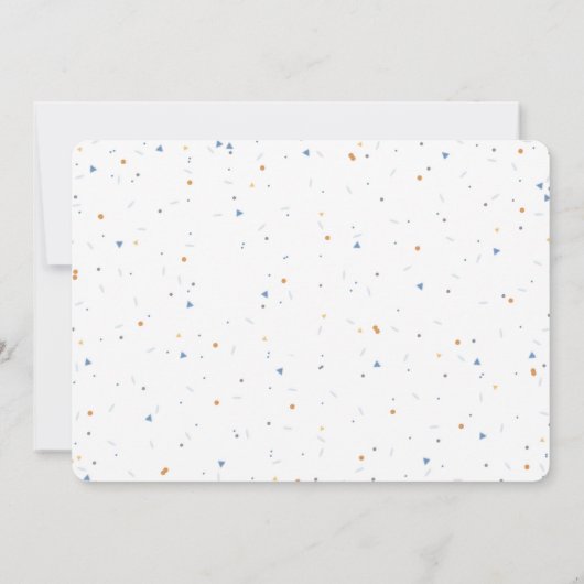 Trein verjaardagsfoto uitnodigingen (Achterkant)