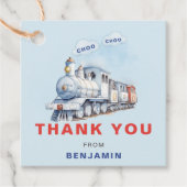 Trein Verjaardagsplein Dank u Label Chugga Chugga (Voorkant)