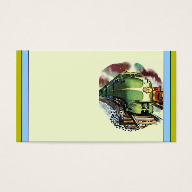  trein visitekaartjes (Voorkant)