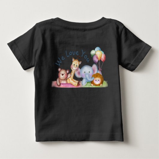 Trein waterverf cute (Achterkant)