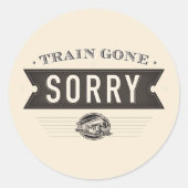 Trein weg sorry. stickers (Voorkant)