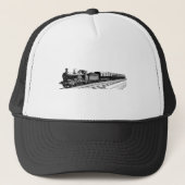  trein - zwart trucker pet