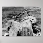 Treinaanval Poster (Voorkant)