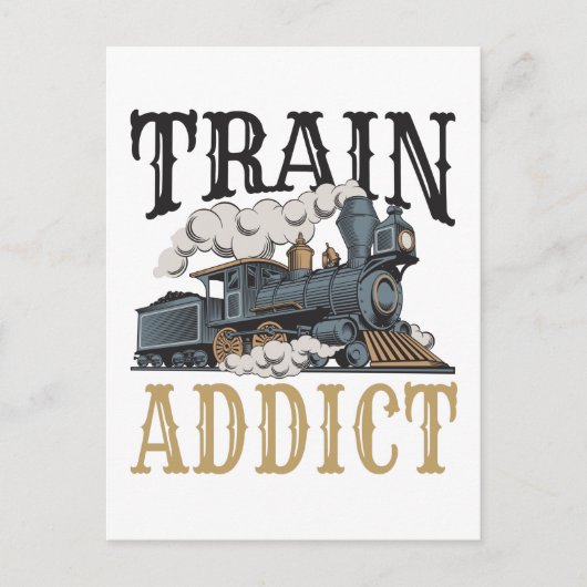 Treinadviseur model spoorweg baanbreker briefkaart (Voorkant)