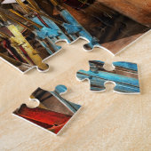 Treinbesturing - in de signaaltoren van 1940 legpuzzel (Zijkant)