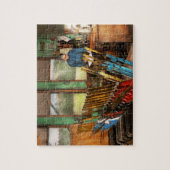 Treinbesturing - in de signaaltoren van 1940 legpuzzel (Verticaal)