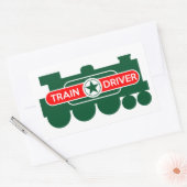Treinbestuurder Rechthoekige Sticker (Envelop)