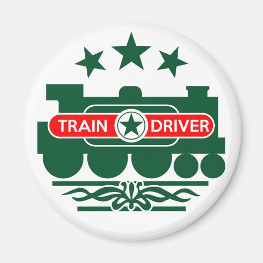 Treinbestuurder, treinbestuurder magneet (Voorkant)