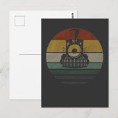  treinbestuurder voor locomotiefmodellen briefkaart (Voorkant / Achterkant)