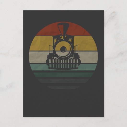  treinbestuurder voor locomotiefmodellen briefkaart (Voorkant)