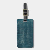 Treinblauwdruk I Bagagelabel (Voorkant verticaal)