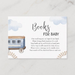 Treinboeken voor baby, Chugga choo Baby shower Informatiekaartje