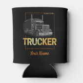 Treinboor bestemd om de bestuurder  te zijn van de blikjeskoeler (Achterkant)