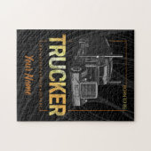 Treinboor bestemd om de bestuurder  te zijn van de legpuzzel (Horizontaal)