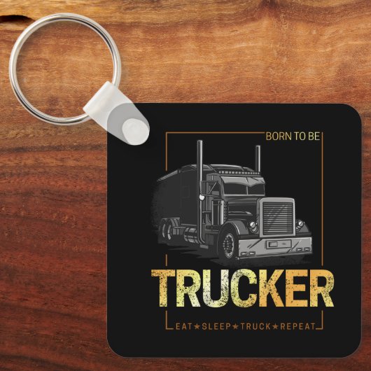 Treinboor bestemd om de bestuurder  te zijn van de sleutelhanger (Voorkant)