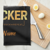 Treinboor bestemd om de bestuurder  te zijn van de theedoek (Quarter Fold)