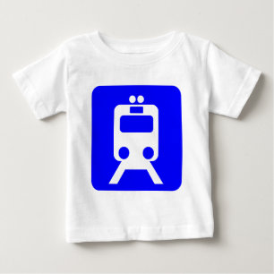 Treinbord - blauw