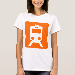 Treinbord - Oranje T-shirt