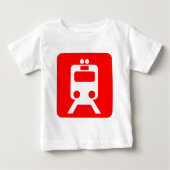 Treinbord - rood (Voorkant)