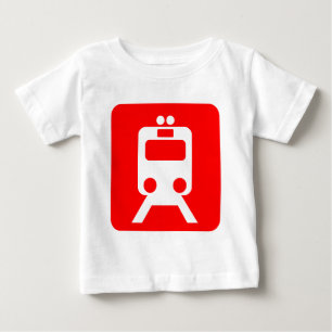 Treinbord - rood