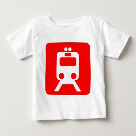 Treinbord - rood (Voorkant)
