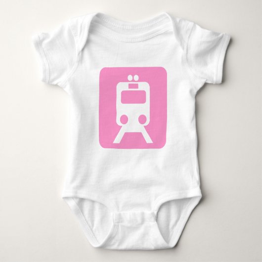 Treinbord - Roze Romper (Voorkant)