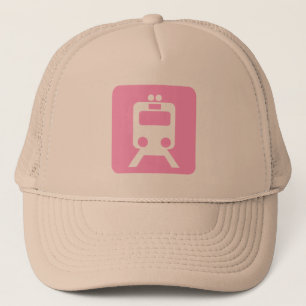 Treinbord - Roze Trucker Pet