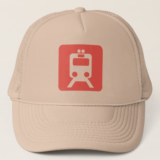 Treinbord - trucker pet (Voorkant)