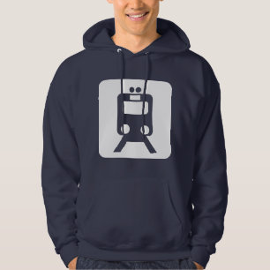 Treinbord - wit hoodie