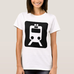 Treinbord - zwart t-shirt