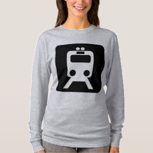 Treinbord - zwart t-shirt