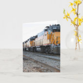 treinbriefkaart kaart (Gele Bloem)