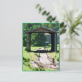 treinbrug briefkaart (Staand voorkant)