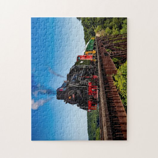 treinbrug foto legpuzzel (Verticaal)