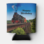  treinbrug foto Verjaardag Blikjeskoeler (Voorkant)