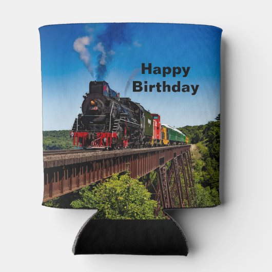  treinbrug foto Verjaardag Blikjeskoeler (Achterkant)