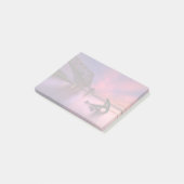 Treinbrug over de voorgrond op zonsondergang | Sch Post-it® Notes (Schuin)