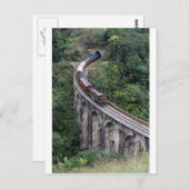 Treinbrug over Sri Lanka Briefkaart (Voorkant / Achterkant)