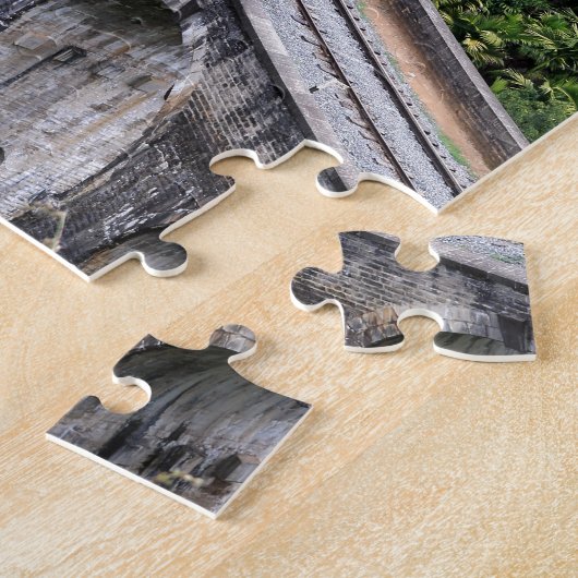 Treinbrug over Sri Lanka Legpuzzel (Zijkant)
