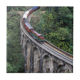 Treinbrug over Sri Lanka Tegeltje