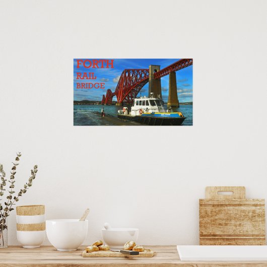 treinbrug poster (Keuken)