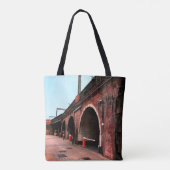 Treinbrug Tote Bag (Achterkant)