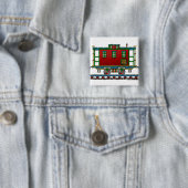 Treincabine Vierkante Button 5,1 Cm (In situ)