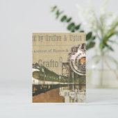  treindienstleiding briefkaart (Staand voorkant)